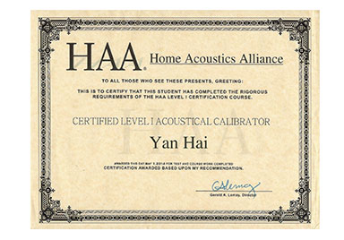 HAA/美國(guó)家庭聲學(xué)聯(lián)盟